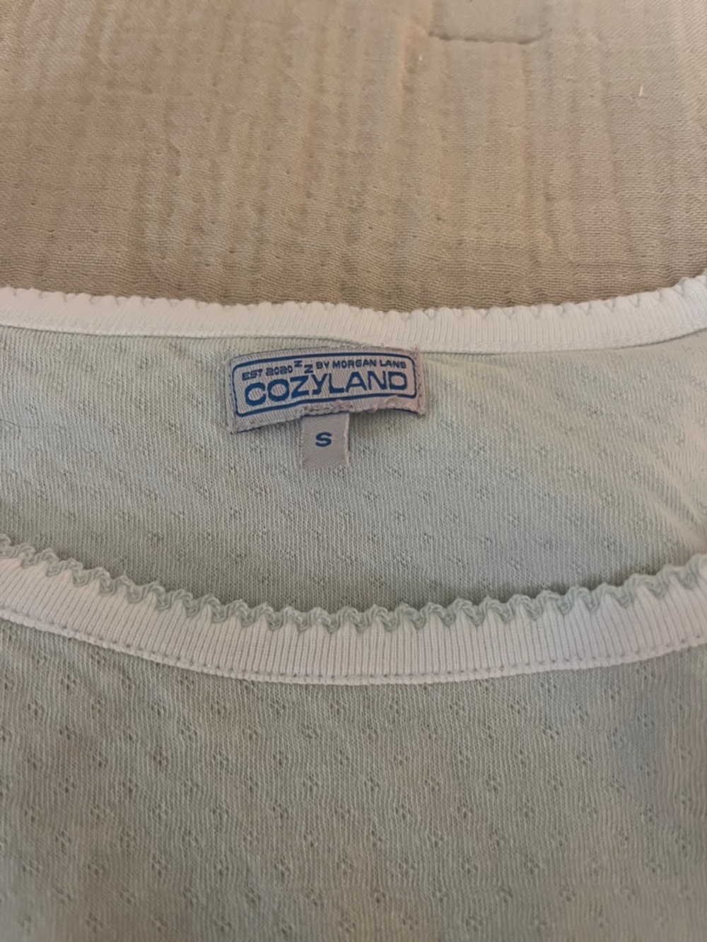 Cozyland Pointelle Pajama Set Size Small - Picture 3 of 3